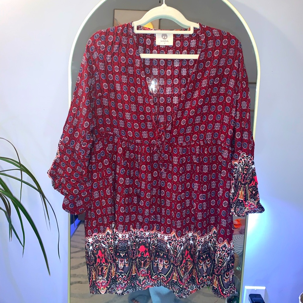 Isabella Boho Mini Dress
